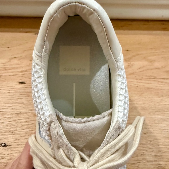 NEW! Dolce Vita Notice white mesh sneakers - Picture 5 of 11